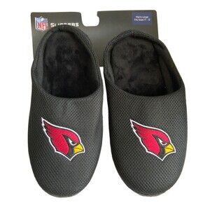 Foco NHL Slippers Arizonal Cardinals Logo Mesh Slides Black 11 - 12